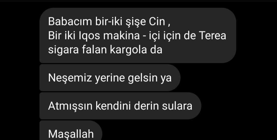 hayattan uzak bir demir parçası üzerinde çalışıyorsun kimse halini vaktini sormaz ama sana mukemmel liste atarlar.