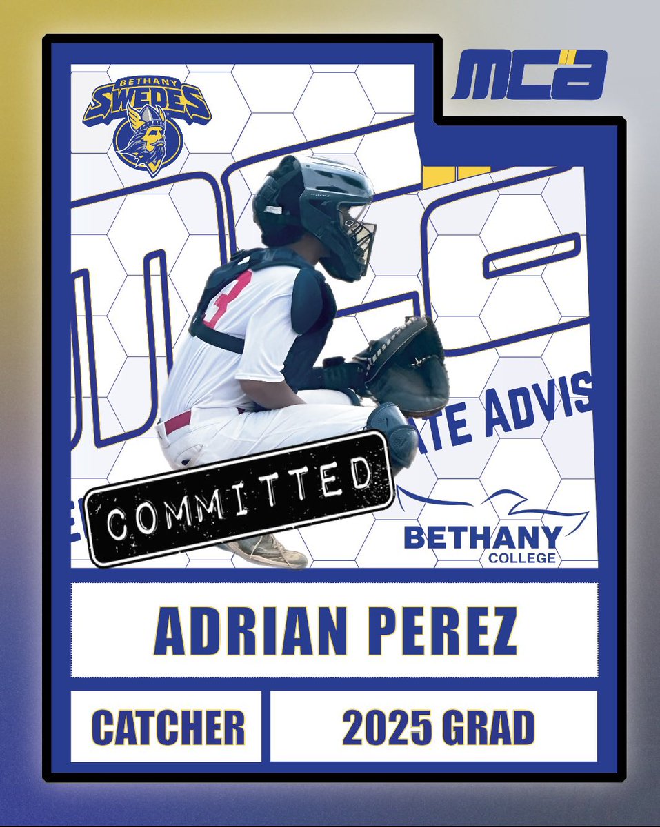 MelendezCollAdv's tweet photo. Congratulations to @Adrian072307 on his commitment to @SwedesBaseball. Wishing Adrian a successful career at Bethany College. #mcabaseball #collegebaseball #committed #bethe7% #bethanybaseball https://t.co/x6oToltVYa