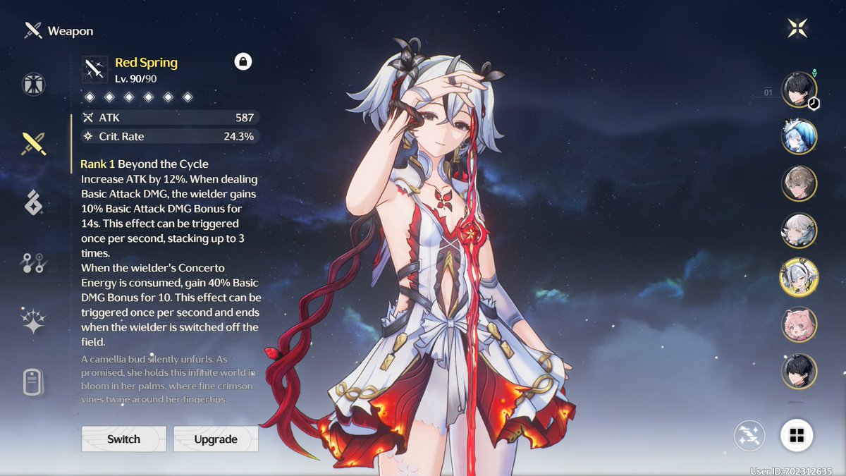 randysy's tweet photo. Before her banner Ends. My S6R1 Camellya. Completely F2P. #Camellya #S6R1 #Wuthering_Waves #WuWa https://t.co/ajhNbeHip7