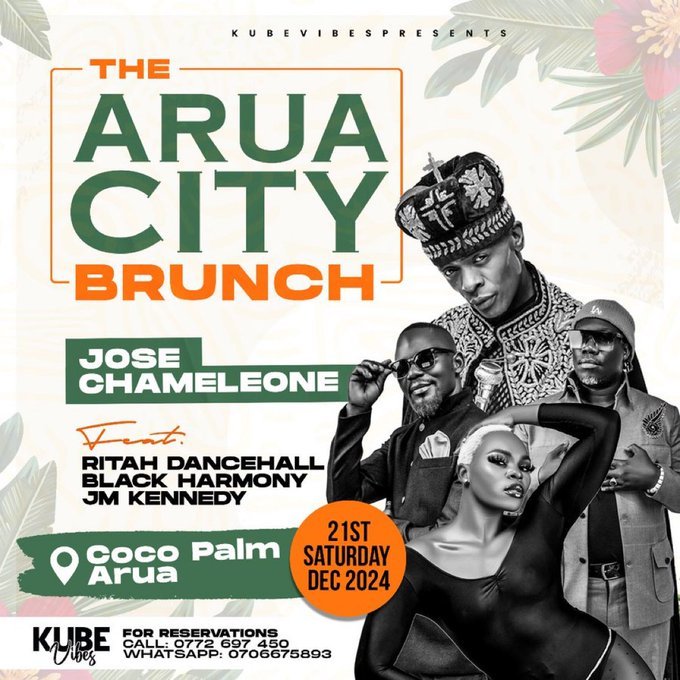 Arua Brunch 21st Saturday 2024!!! 🙌