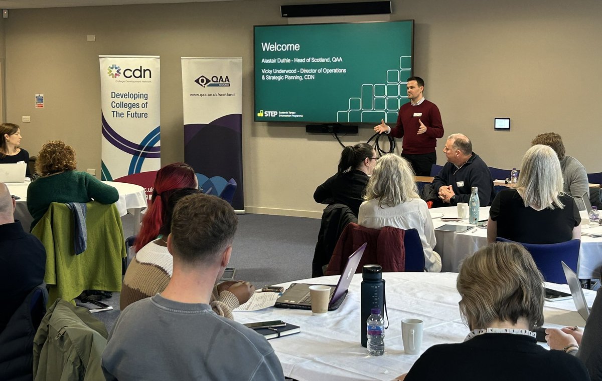 More than 80 students and colleagues from Scotland's colleges, universities and sector agencies came together on Wednesday 4 December at <a href="/StirUni/">University of Stirling</a> for QAA Scotland and <a href="/ColDevNet/">CDN</a>'s inaugural STEP Discovery Day.

Find out more 👉 qaa.ac.uk/scotland/news-…