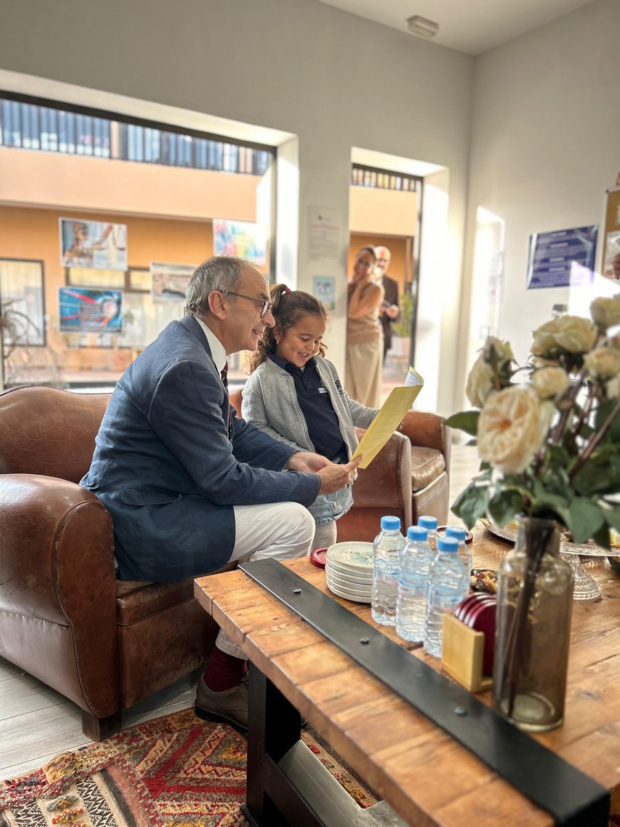 UK in Morocco (@ukinmorocco) on Twitter photo <a href="/UKSimonMartin/">Simon Martin</a> visited Planete Montessori, the newly accredited British school in Marrakech.
As more Moroccans embrace the British educational model, we are excited about the prospect of seeing more British schools across the country, strengthening our educational ties 🇬🇧🇲🇦 <a href="/UKSimonMartin/">Simon Martin</a> visited Planete Montessori, the newly accredited British school in Marrakech.
As more Moroccans embrace the British educational model, we are excited about the prospect of seeing more British schools across the country, strengthening our educational ties 🇬🇧🇲🇦