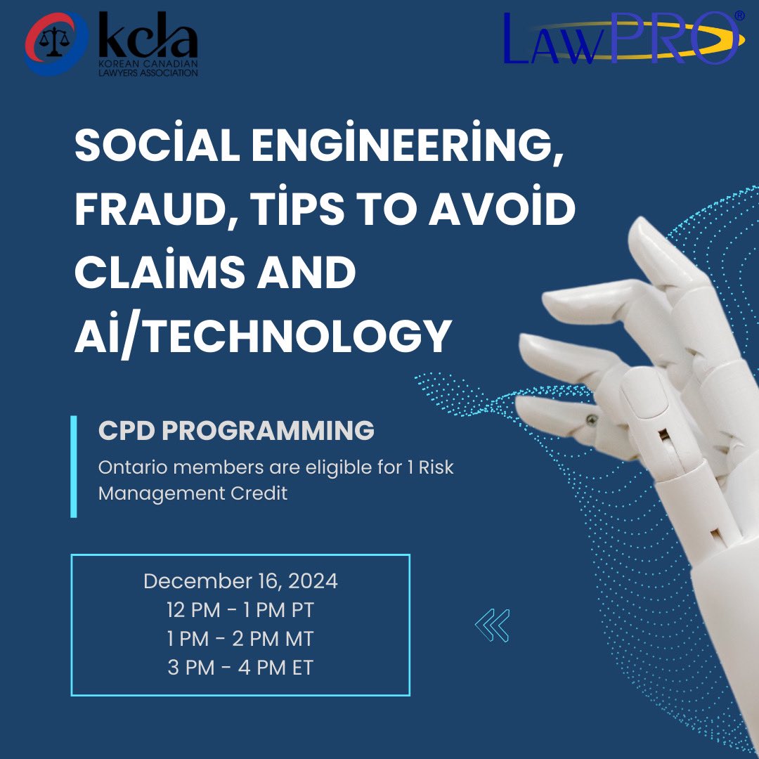 Korean Canadian Lawyers Association (KCLA) tweet media