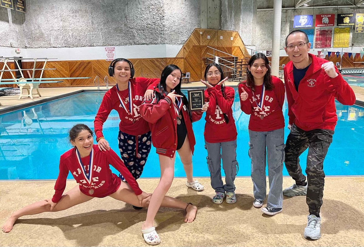 ApVWheeler's tweet image. Late post from this past weekend but definitely worthy! Way to go Coach Lin and @ATaylorHS Swim!