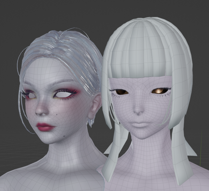 SWIMY471's tweet photo. #VRChat #b3d #あまもさん #RetopoFlow
あまもさん wip
わかめさんとの比較画像メモ☝️
リギングとリトポ完了!
現在△28000
今回手のトポロジーを大幅に変更したから楽しみ😋
フレンドのゴッドハンドに近づけてたらいいな~ https://t.co/DxrsPCvwwE