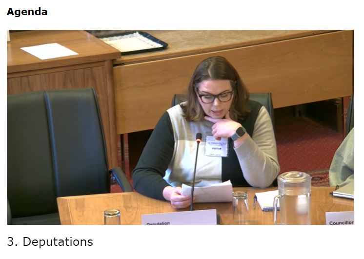 FAIR's CEO Kimberley made a deputation to <a href="/Edinburgh_CC/">The City of Edinburgh Council</a> Policy and Sustainability Committee to tell them about FAIR and the need for #fairfunding 
#Edinburgh #learningdisability #unpaidcarer