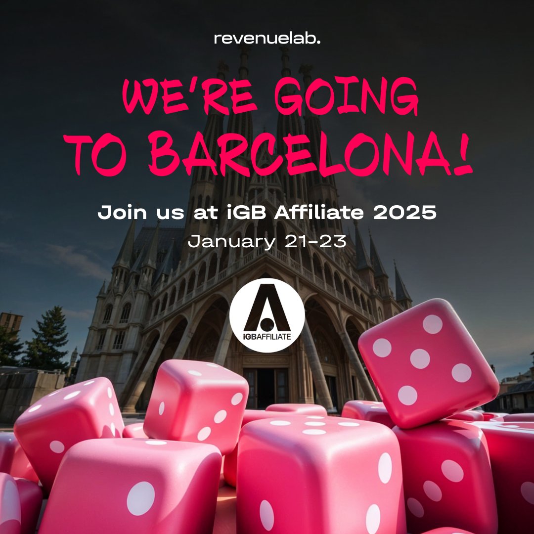 revlab_'s tweet image. 🎉 We’re going to Barcelona!

We are excited to announce that we will have our own booth at iGB Affiliate Barcelona 2025! We invite you to our booth C12 to meet and discuss collaboration opportunities.

⚡ Expect over 8,000 attendees &amp;amp; 200+ exhibitors. Don’t miss out!