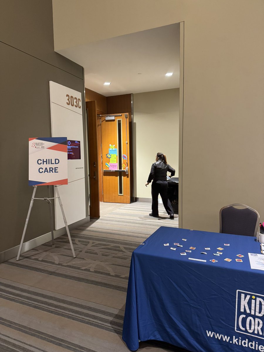Speaking of ways to make sure EVERYONE has access to learning at #SABCS24, things I noticed:

1️⃣ sign language interpreter 
2️⃣ child care on site (I peeked in, they were multiple kids having fun)
3️⃣ multiple mothers rooms for pumping
4️⃣ prayer rooms 

#SABCS24
<a href="/SABCSSanAntonio/">SABCS</a>