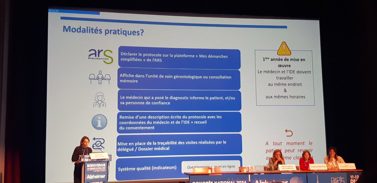 BlancFrdric7's tweet photo. #USPALZ Sandrine Augusto. Protocole national de soins sur la maladie d'Alzheimer: remplacement du médecin par l'infirmière ou infirmer expert(e) de la consultation mémoire. Un beau travail de collaboration 😊👍 https://t.co/dTFmCRG8Tk