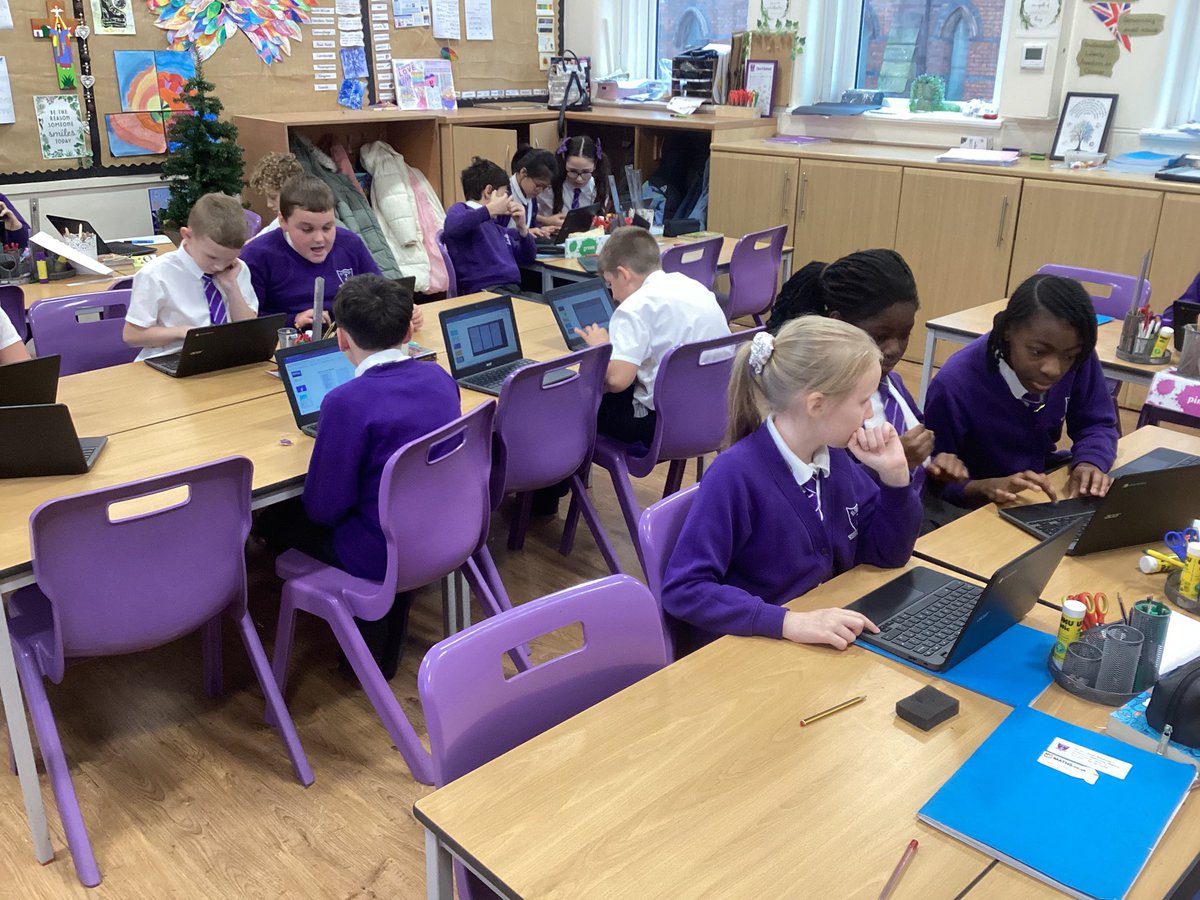 StGerardsWidnes's tweet photo. Class 6 are designing their own school app using their coding and programming skills #StGerardsComputing https://t.co/peQSXd7Smf