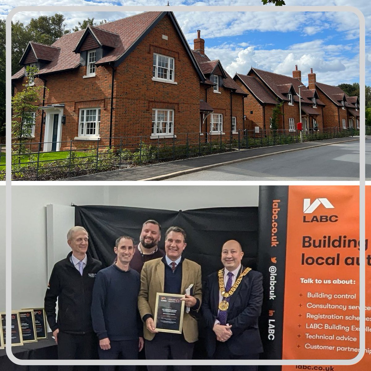 Congratulations to the team behind Mill Green Lane, Hatfield for winning Best New Housing Development (Medium) at the Central Region #LABCAwards!

This was a complex site but the end result produced a development that perfectly suits the historic environment.

<a href="/labcuk/">LABC</a>