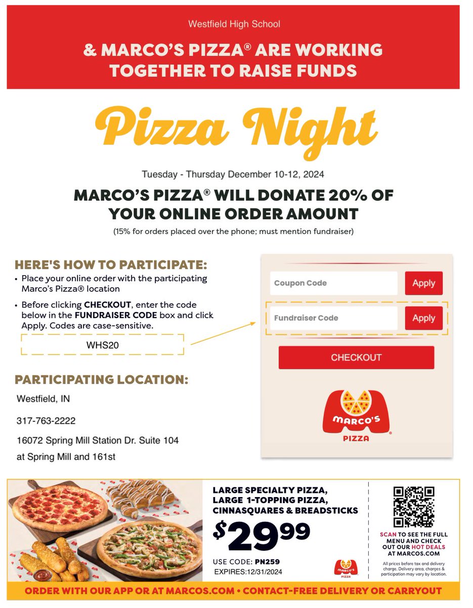 Getting hungry ahead of Friday… we mean PIE-DAY … the 13th?  Check out this deal and fundraiser!  Ends Thursday.