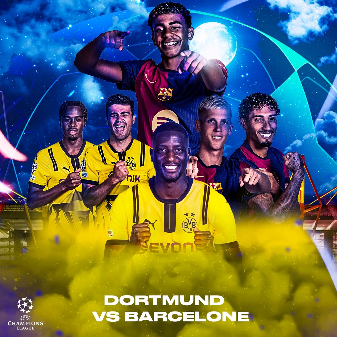 𝐌𝐀𝐓𝐂𝐇 𝐃𝐀𝐘🏆

#BVBFCB 

<a href="/ActuBarcaFR/">Vision Blaugrana</a> <a href="/FranceBvb/">Dortmund France</a>