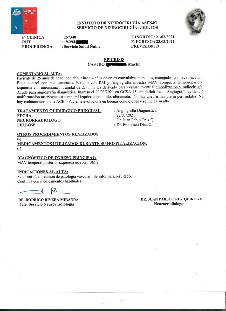 martinpcastroq's tweet photo. @Martinpdisalvo Te sigo de hace año. No creo que se logre, tengo una malformación arteriovenosa cerebral, sufro de fuertes convulsiones y hace 2 años me tuvieron que resucitar. No diré monto, la cantidad que sea, para una radiocirugía cerebral y poder vivir en paz después de mucho. 50k de likes. https://t.co/fj54TiGywn