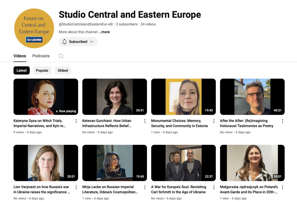 Big news! The Studio Central and Eastern Europe Podcast is now on YouTube! 🌍🎙️
Listen, and dive into the history, culture, and issues shaping the region.  Follow us for new episodes!

🔗 [youtube.com/playlist?list=…]

#CentralEurope #EasternEurope #Podcast