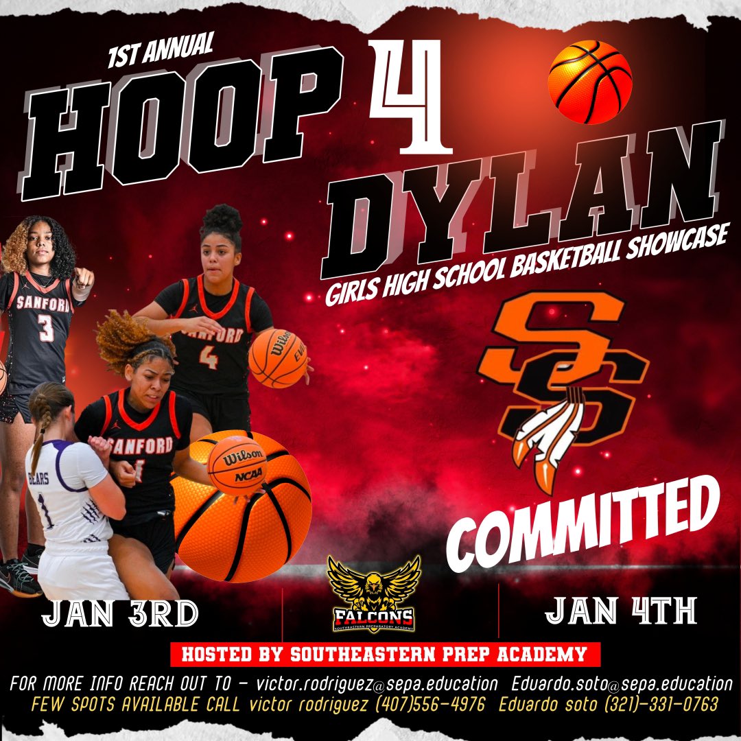 Thank you  @seminolegbb Seminole High School Girls 🏀 is bring some HEAT with their Varsity team to our Hoop 4 Dylan Tournament on January 3rd and 4th!

If you’re interested in registering your JV or Varsity teams, contact:
#hoop4dylan #wbb #SEPA #hoopingforapurpose