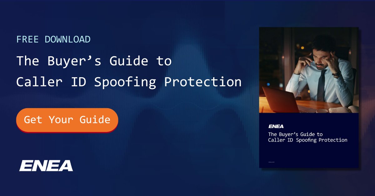 Attention #CSPs!

Protect your network from CLI spoofing with our Buyer’s Guide to #CallerID Spoofing Protection. Get expert insights to choose the right solution for your organization:

🔍 Evaluate risks
⚙️ Compare vendors
💡 Make informed decisions

👉 enea.com/insights/the-b…