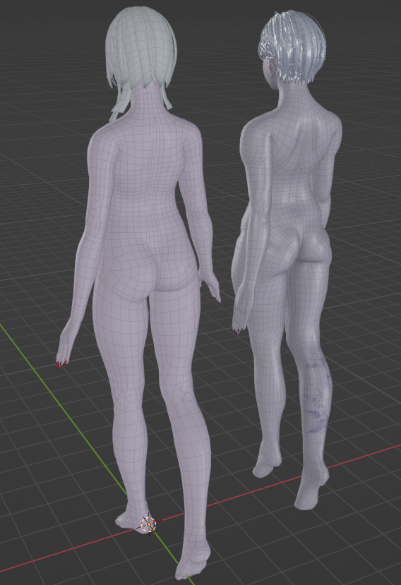 SWIMY471's tweet photo. #VRChat #b3d #あまもさん #RetopoFlow
あまもさん wip
わかめさんとの比較画像メモ☝️
リギングとリトポ完了!
現在△28000
今回手のトポロジーを大幅に変更したから楽しみ😋
フレンドのゴッドハンドに近づけてたらいいな~ https://t.co/DxrsPCvwwE