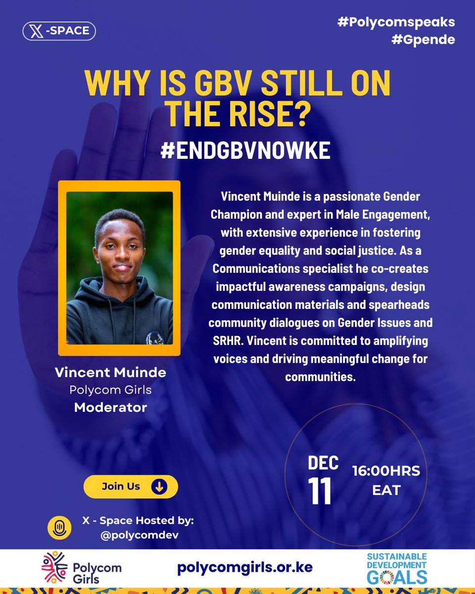 ouma32468's tweet photo. Male figures in our society should be the fast to say no to GBV since they play a pivotal role in our communities
@polycomdev
@UNFPAKen
@amplifyfund
#EndGBVNowKe
#Polycomspeaks https://t.co/nersD0zpK7