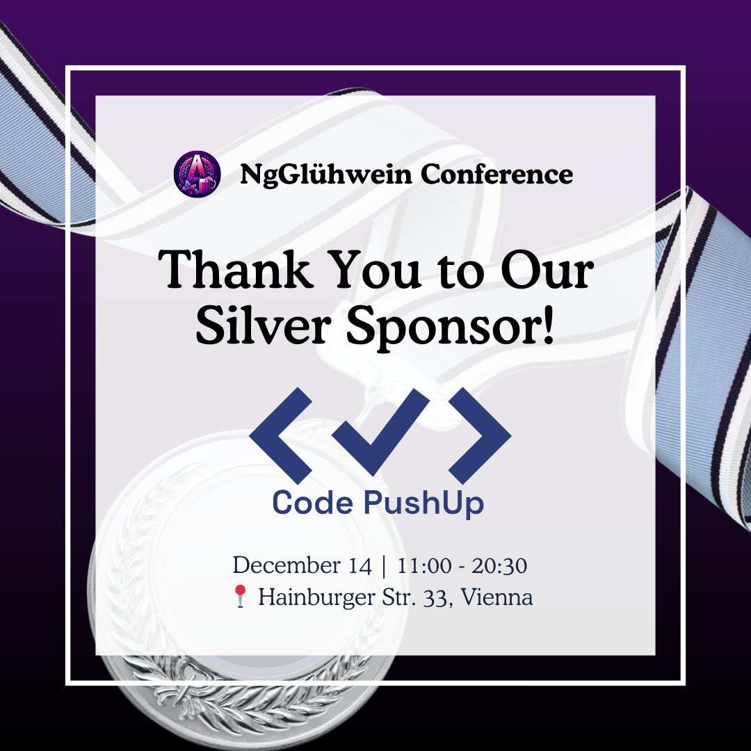 Michael_Hladky's tweet image. I’m excited 💖 to announce @CodePushUp as a Silver Sponsor for NgGlühwein! 

Having worked on this project myself, I know how much it can change the way teams manage #CodeQuality. I’m proud to have them supporting our event and the #Angular community! 

Learn more:…