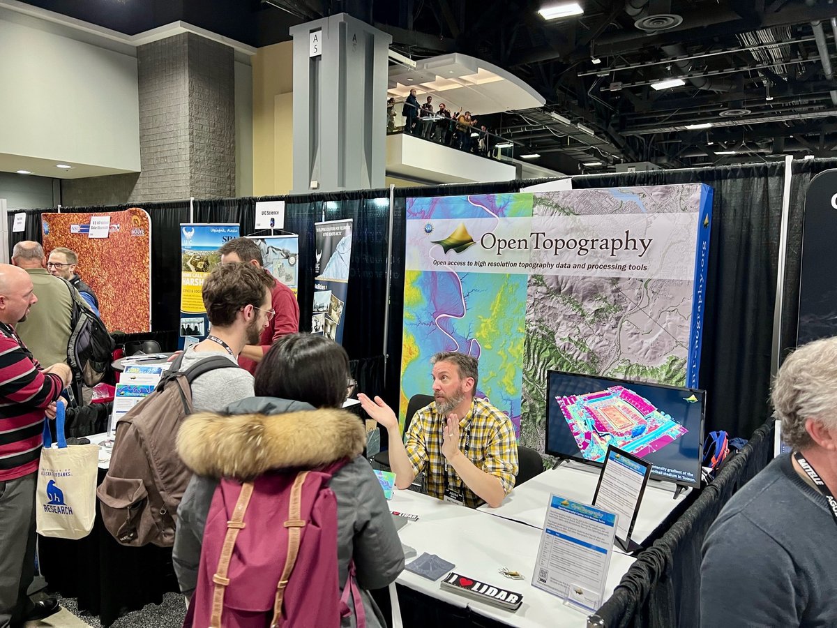 OpenTopography tweet media