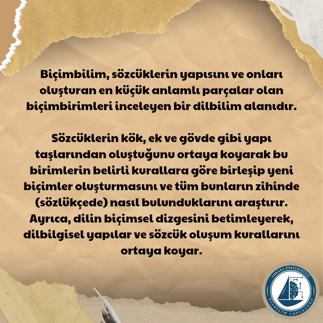 Ankara Üniversitesi Dilbilim Topluluğu (ADİT) tweet media
