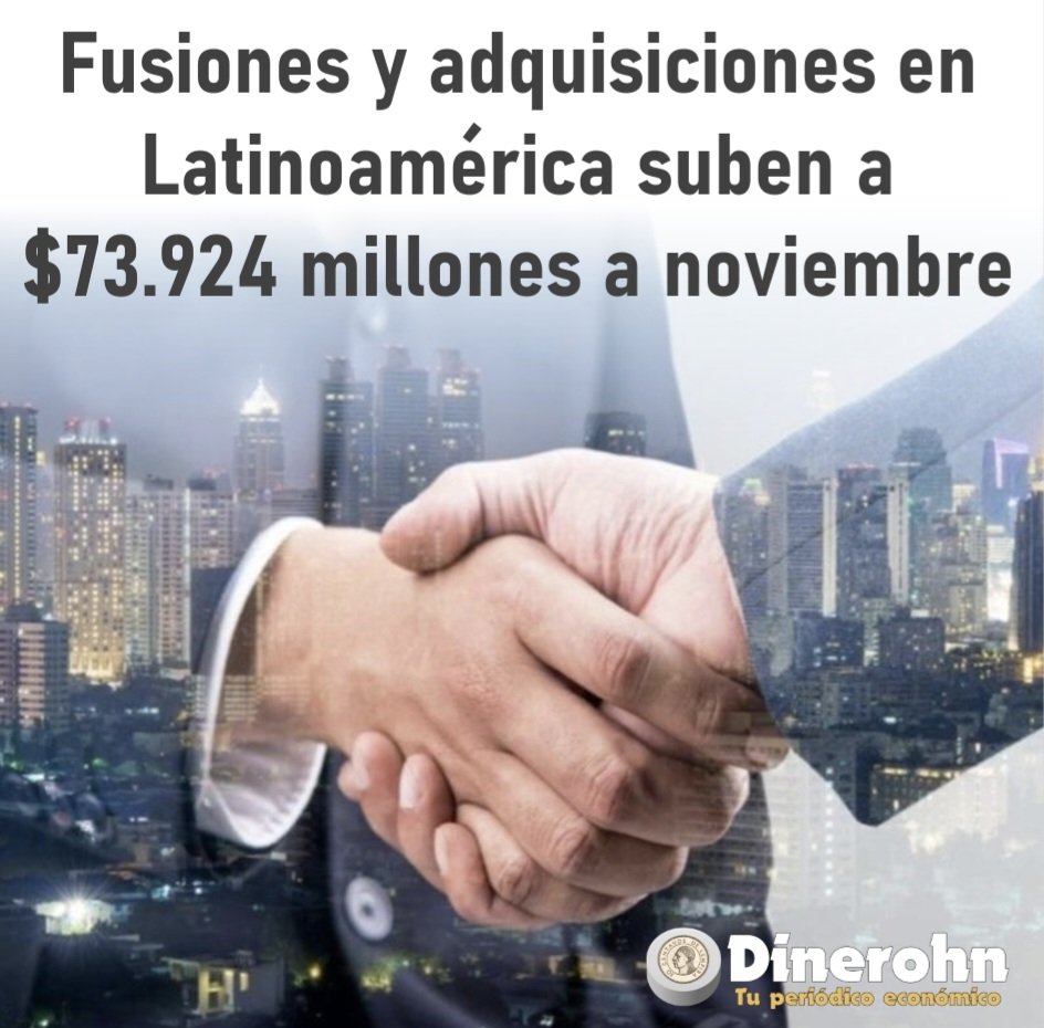 HnDinero's tweet image. t.ly/_mNoY

#Dinerohn #Empresas #Fusiones #Latinoamérica