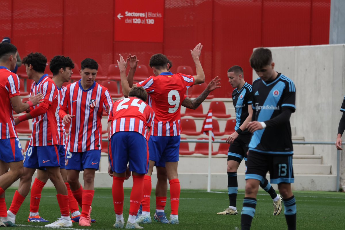 jsancris_'s tweet photo. FT’ I Atlético de Madrid 5-0 Slovan Bratislava

¡FINAL EN ALCALÁ! Goleada del Juvenil A para cerrar la fase de liga de la Youth League. Goles de Omar, Sergio Esteban x3 y en propia.

@AtleticoSportes 

https://t.co/h5ASFlsJlR… https://t.co/iKQF5ESPNR