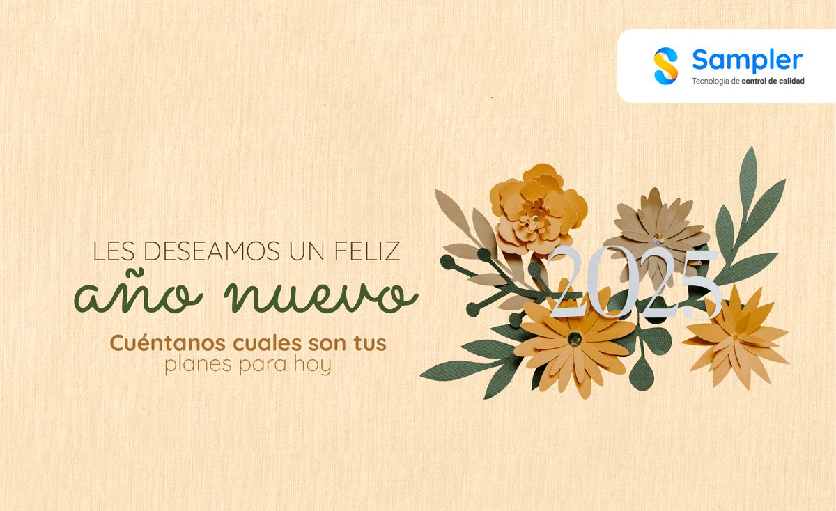 sampler_co's tweet photo. Nos alegra mucho recibir este año nuevo con todos ustedes ¡Feliz año nuevo! #2025 https://t.co/tKHQwo4EwS