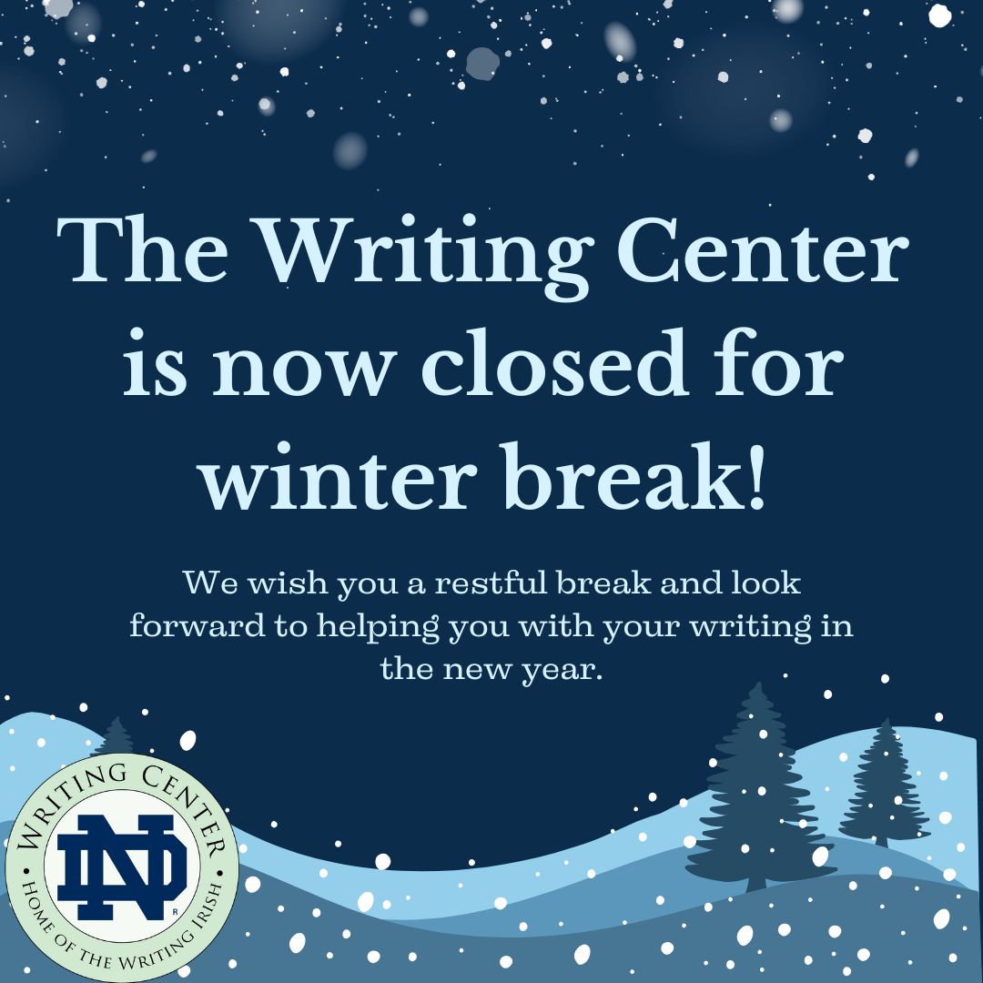 ND Writing Center tweet media