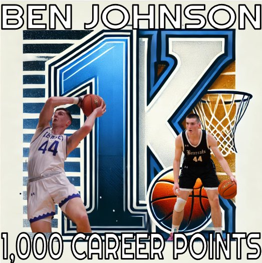 🏀🔥 1,000 CAREER POINTS 🔥🏀

Congratulations to our Ben Johnson on reaching this incredible milestone! Your hard work, dedication, and skill continue to inspire us all. Here’s to many more buckets! 🙌🏼💯

#1000Points #Bearcats