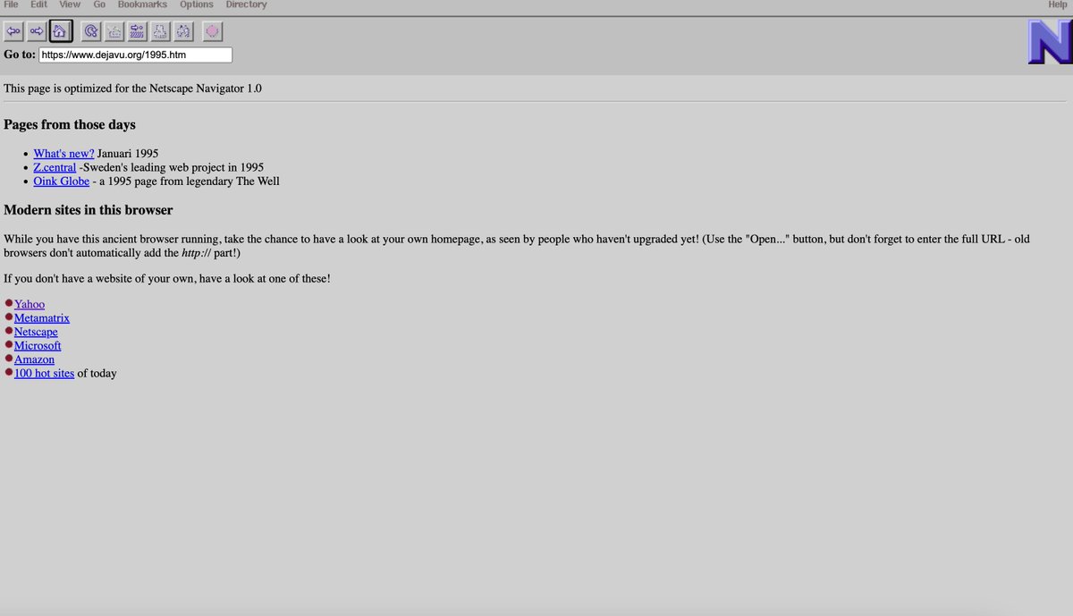 _ali_sami's tweet photo. It feels so good to revisit some golden times in the history of the Internet. When I was a kid, I used to browse @Netscape https://t.co/Knfmokrdg9