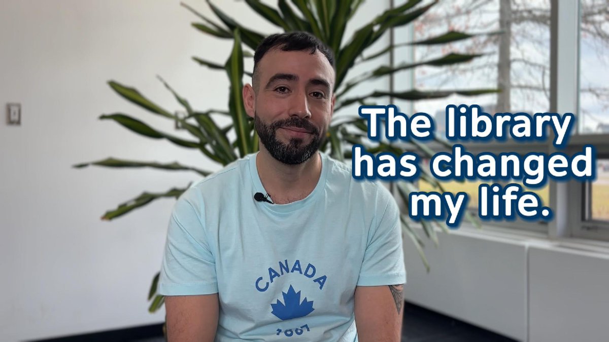 Meet Rodrigo, a newcomer to Canada who found support and community through the English Conversation Circle at our Downtown Library. 💬🌟 

Hear his full story on YouTube: youtu.be/MgcmWE1qkpQ