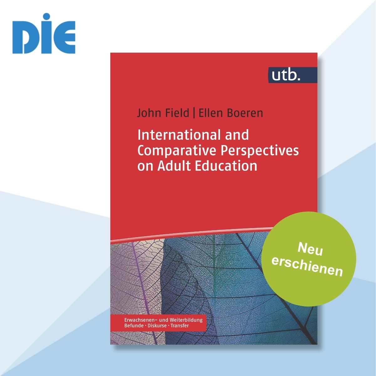📚 NEW BOOK: "International and Comparative Perspectives on Adult Education" discusses various systems and practices of adult education and research world-wide. It offers an introduction to the field of international and comparative #adult #education.   t1p.de/qtns0
