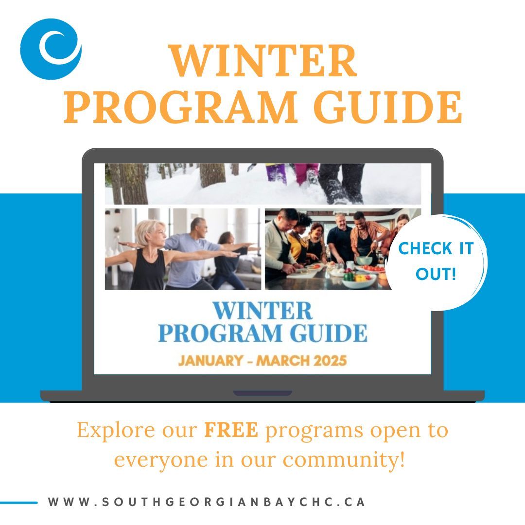 SGB_CHC's tweet image. Our Winter Program Guide is now available! 

Registration is easy and open to everyone. Visit our website and register online at southgeorgianbaychc.ca/programs or call us at 705-422-1888. Don&apos;t miss this opportunity to prioritize your well-being! 🌟 

#WellnessPrograms #HealthyLifestyle