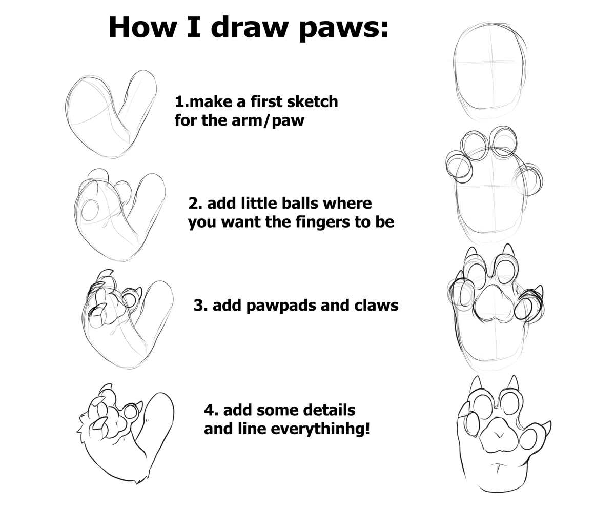 old paw tutorial ! sharing in case it might help anybody haha