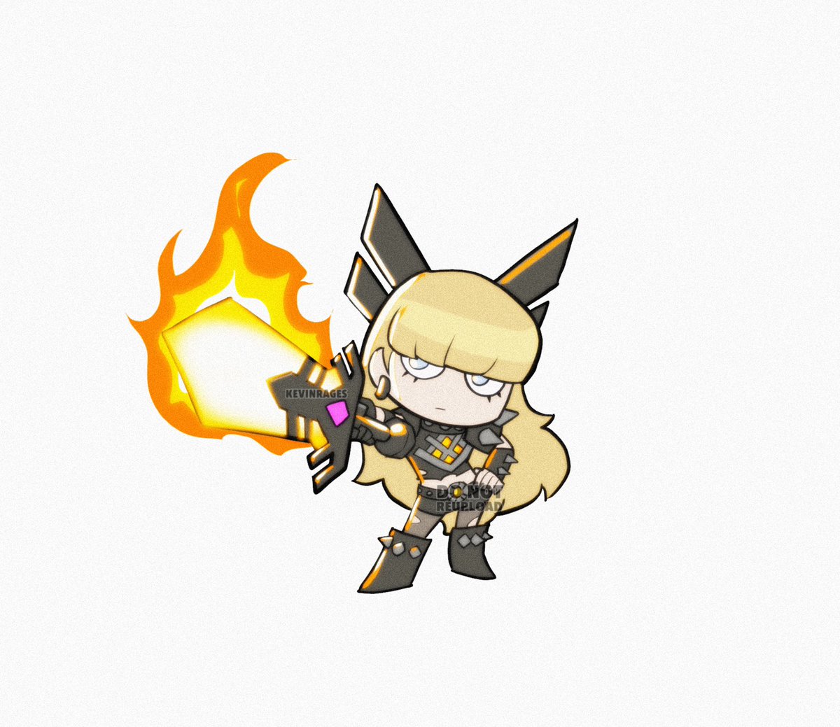 37min chibi sketch of Magik 🥹 Drawn in procreateapp #marvelrivals