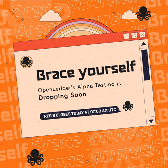 It’s GO time! 
OpenLedger’s alpha testing will be LIVE SOON!
Limited spots for our community to jump in, explore the ecosystem. Make sure to fill and form and we'll keep you posted.
👉 forms.gle/6aaZxyDEPeCHjM…
Let’s build something epic together!
#OpnUp