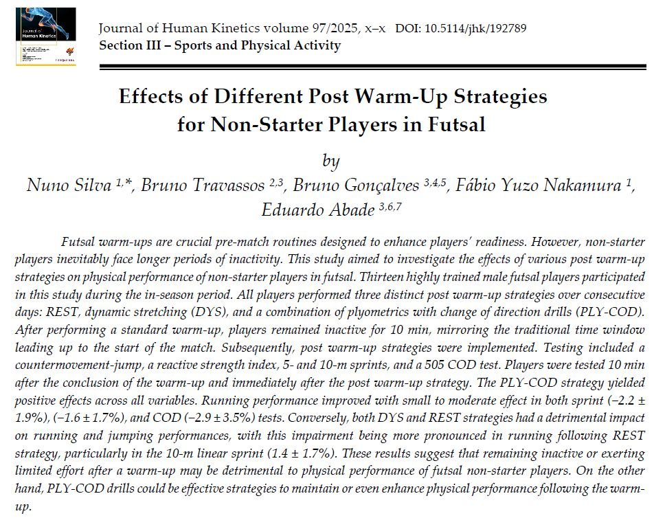 Effects of Different Post Warm-Up Strategies for Non-Starter Players in Futsal
johk.pl/?p=9051
<a href="/UTAD_oficial/">UTAD</a> <a href="/cidesd/">CIDESD</a> <a href="/PFootballSchool/">Portugal Football School</a>
