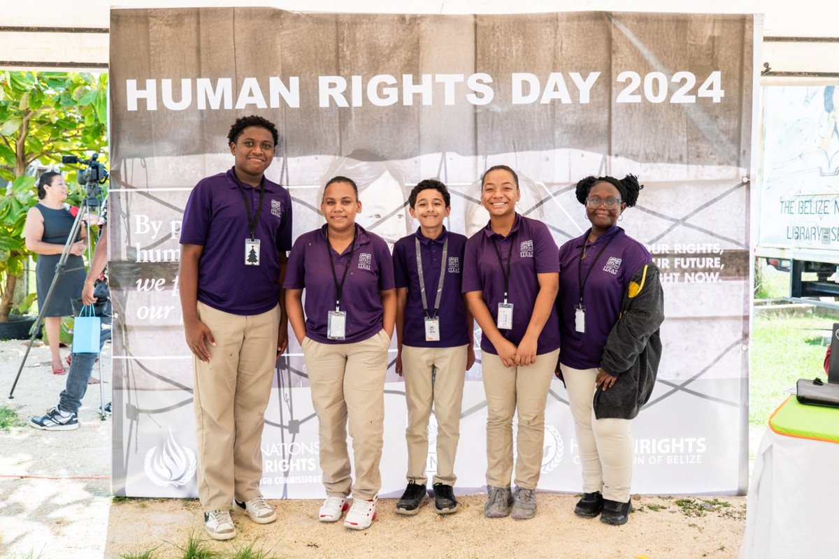 HumanBelize's tweet photo. Yesterday at the Leo Bradley Library, we marked #HumanRightsDay with an inspiring event focused on dignity, respect, and safety for all. By protecting human rights, we safeguard the future — ensuring that everyone, everywhere, can live free from fear and oppression.

 @UNDPBelize https://t.co/wYZLJjX7FN