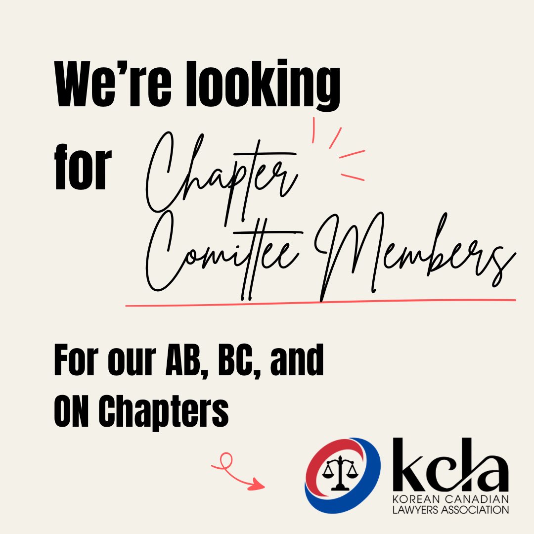 Korean Canadian Lawyers Association (KCLA) tweet media