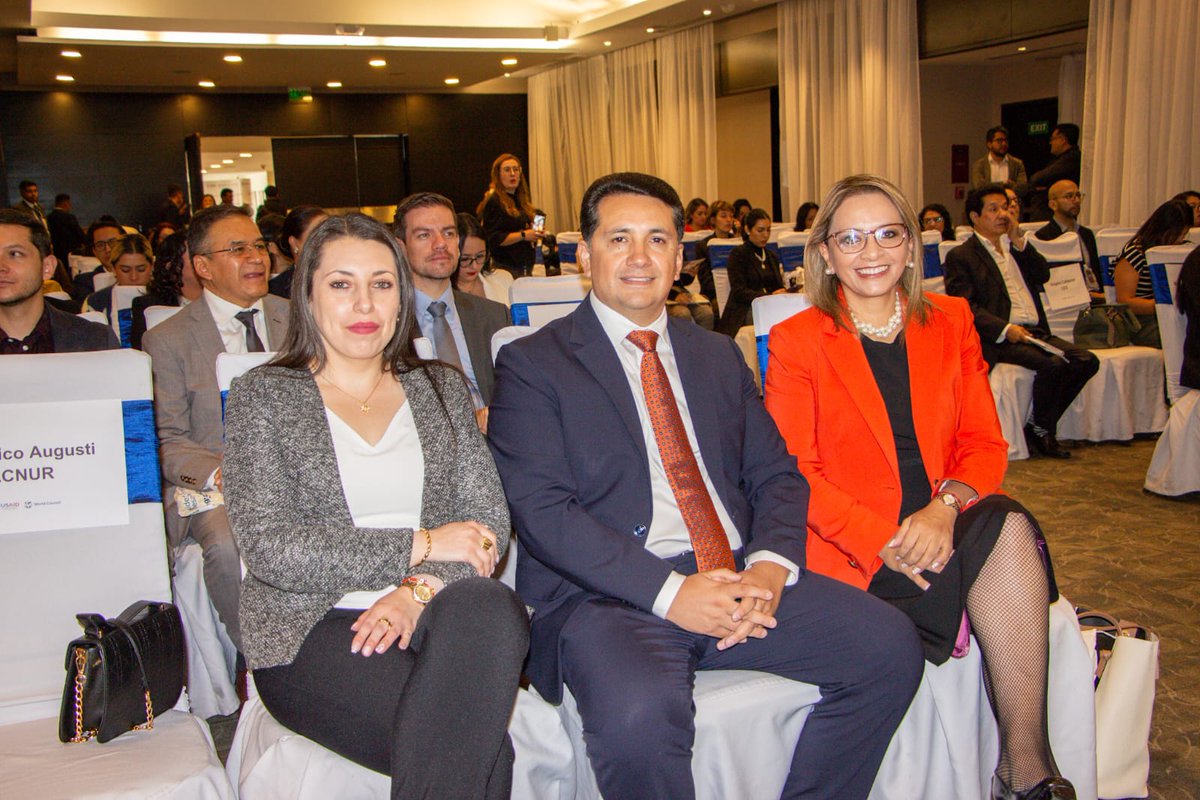 SEPS_Ec's tweet photo. Nuestra Superintendente, asiste al "Encuentro #AliadosQueSuman ― Impacto y retos de la integración socioeconómica de migrantes", organizado por @WOCCU_EIP y @WOCCU. Este evento busca promover una integración económica sostenible para la población migrante y refugiada. https://t.co/ljRYwufpu6