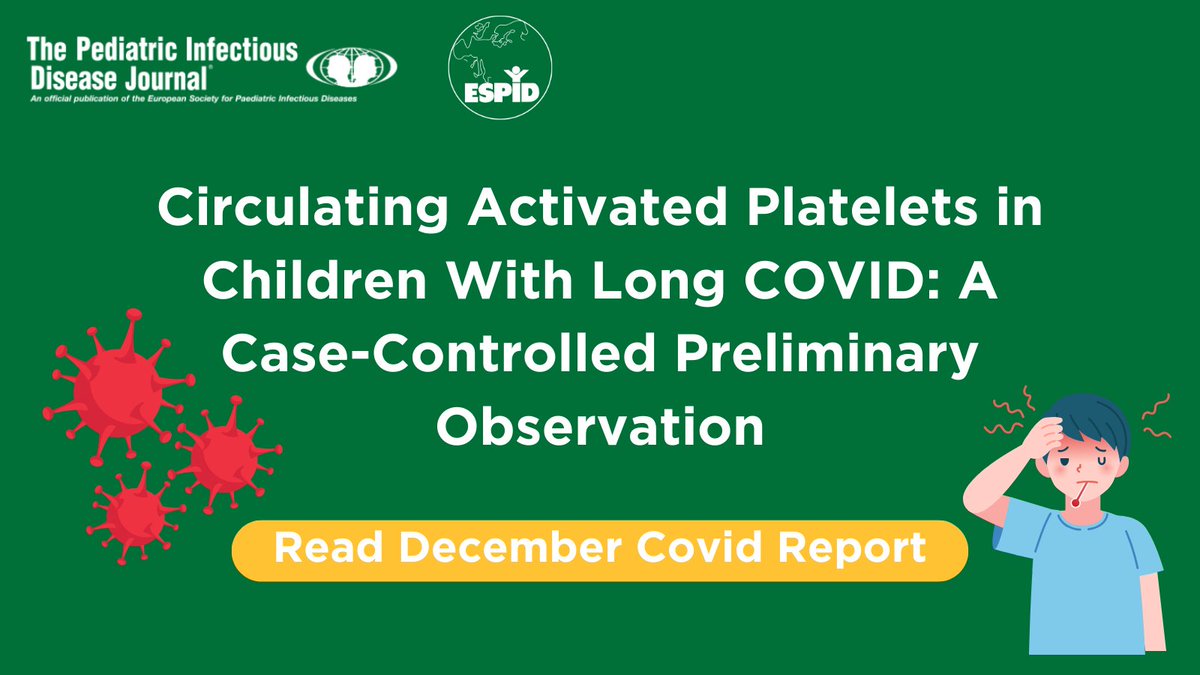 ESPIDSociety (@espidsociety) on Twitter photo 🔬 New <a href="/PIDJournal/">Ped Infect Diseases</a> study finds children with Long COVID show increased platelet activation, hinting at ongoing inflammation & immune dysregulation.
📖 Learn more: bit.ly/4idb2OE
#LongCOVID #PIDs #ChildHealth #PaediatricInfectiousDiseases 🔬 New <a href="/PIDJournal/">Ped Infect Diseases</a> study finds children with Long COVID show increased platelet activation, hinting at ongoing inflammation & immune dysregulation.
📖 Learn more: bit.ly/4idb2OE
#LongCOVID #PIDs #ChildHealth #PaediatricInfectiousDiseases
