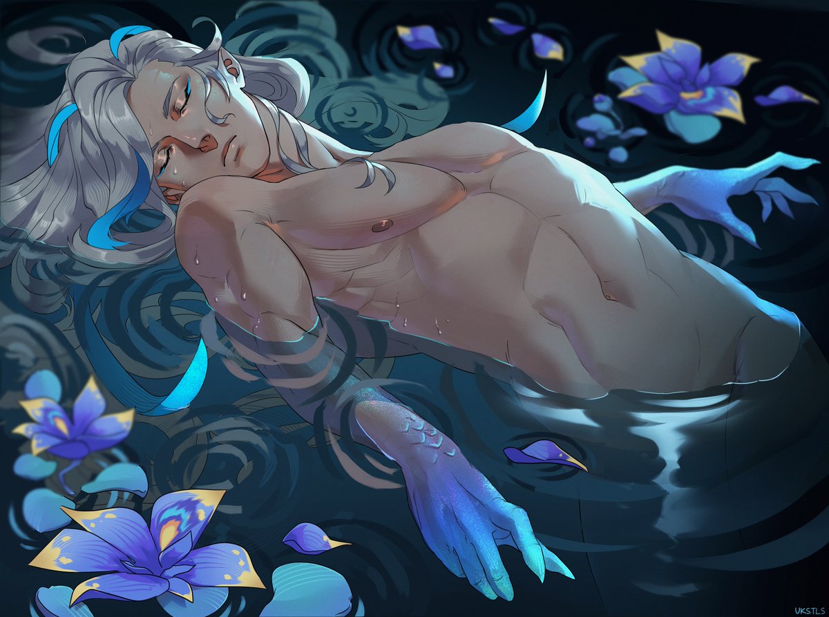 ukstls's tweet photo. Neuvillette thirst trap 1 and 2 https://t.co/GEcIPSDQOz