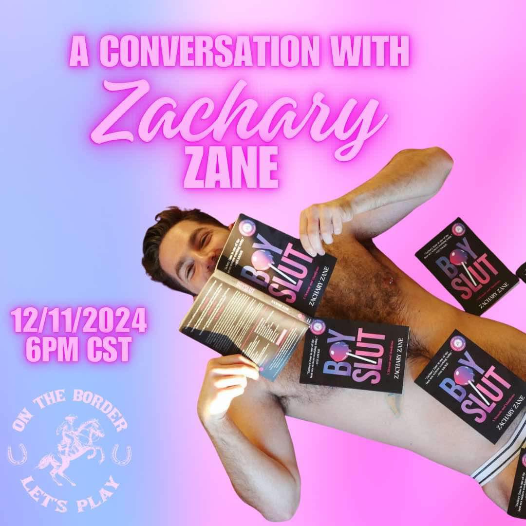 OnTheBorderLS's tweet photo. 🚨🚨 TONIGHTS THE NIGHT!! 🚨🚨
Registration Link: https://t.co/EB8LGzyX0A

Join us for an engaging virtual Q&A with Zachary Zane, the acclaimed author of "Boyslut: A Memoir and Manifesto", on December 11, 2024, at 6 PM CST. In this exclusive event, Zachary will delve into the themes of his provocative memoir, offering insights into his experiences and the cultural conversations surrounding sexuality and identity.

As a self-proclaimed "Boyslut," Zachary challenges societal norms and embraces a candid exploration of desire, relationships, and self-acceptance. Attendees will have the opportunity to hear his thoughts on navigating the complexities of modern sexuality and the importance of authenticity in a world often bound by judgment.

This interactive session will allow participants to ask questions, share their perspectives, and engage directly with Zachary. Whether you're familiar with his work or new to the conversation, this event promises to be enlightening and inspiring.

Don't miss this chance to connect with Zachary Zane and explore the vibrant narratives that shape our understanding of love, lust, and liberation. Mark your calendars and prepare for an evening of thought-provoking dialogue!

🗓️Date: December 11, 2024 
🕰️Time: 6 PM CST 
🔗Link: https://t.co/EB8LGzyX0A

💸💸 BONUS!!! If you show proof of purchase of "Boyslut", you will get $15 off any future OTB party or event. DM for details💸💸

We look forward to seeing you there!

#instadaily #instagram #insta #otb #polyamorous #polyamorousrelationship #hotwife #stag #swingevents #pineapple🍍 #lifestyle #insta #thelifestyle #nonmonogamy #nonmonogamous #NonMonogamyVisibility #nonmonogamousrelationship #nonmonogamouspride #nonmonogamieetiche #zacharyzane #boyslut #boyslutbook