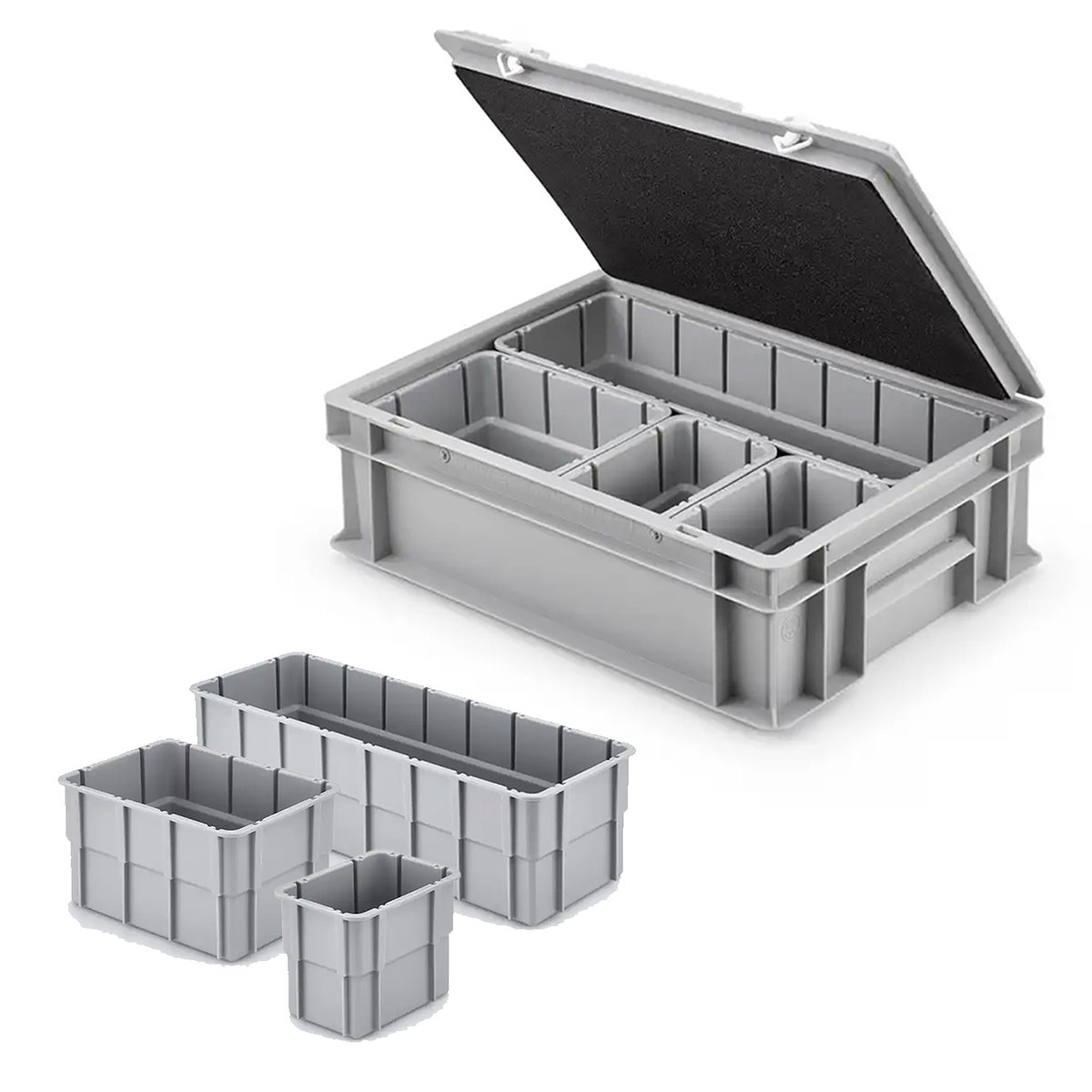 caterbox_uk's tweet photo. Introducing our Euro Box Partition Inserts –for organising small parts and components in your Euro Containers ✨ Available in 1/2, 1/4, and 1/8 sizes Upgrade your storage system today! 🔥 👉 https://t.co/0rI7SKzuY2 

#StorageSolutions #EuroBoxInserts #Caterbox #OrganisedWorkspace https://t.co/LPtXvZ7hKq