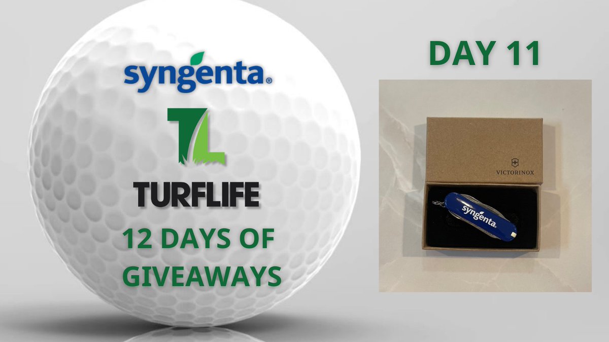 SyngentaTurfCanada (@syngentaturfca) on Twitter photo We’re in the final days of #12DaysOfGiveaways! For Day 11, enter for the chance to win 1 of 10 mini Swiss Army Knives! REPOST this post and make sure you’re following <a href="/SyngentaTurfCA/">SyngentaTurfCanada</a> to enter! bit.ly/3C05Ayg Winners will be contacted Dec 13! We’re in the final days of #12DaysOfGiveaways! For Day 11, enter for the chance to win 1 of 10 mini Swiss Army Knives! REPOST this post and make sure you’re following <a href="/SyngentaTurfCA/">SyngentaTurfCanada</a> to enter! bit.ly/3C05Ayg Winners will be contacted Dec 13!