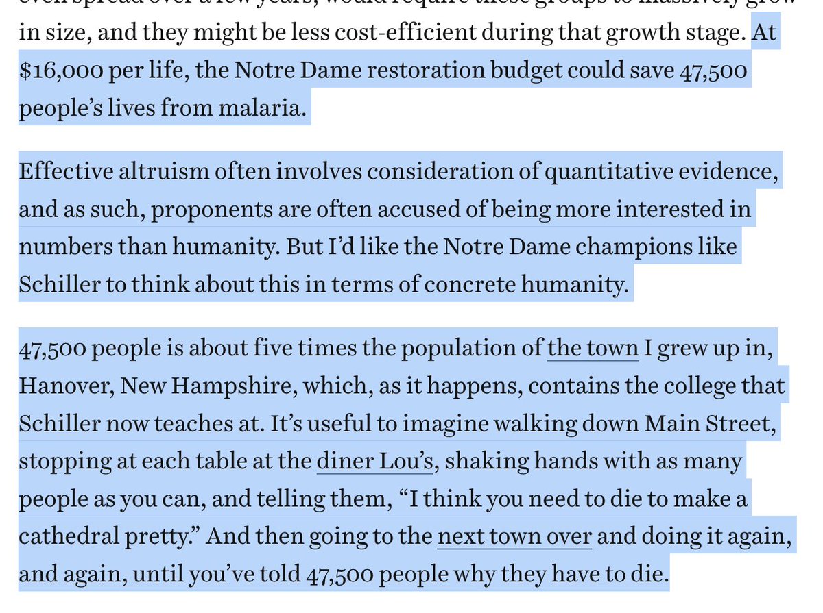 Restoring Notre Dame was far more effective than the 