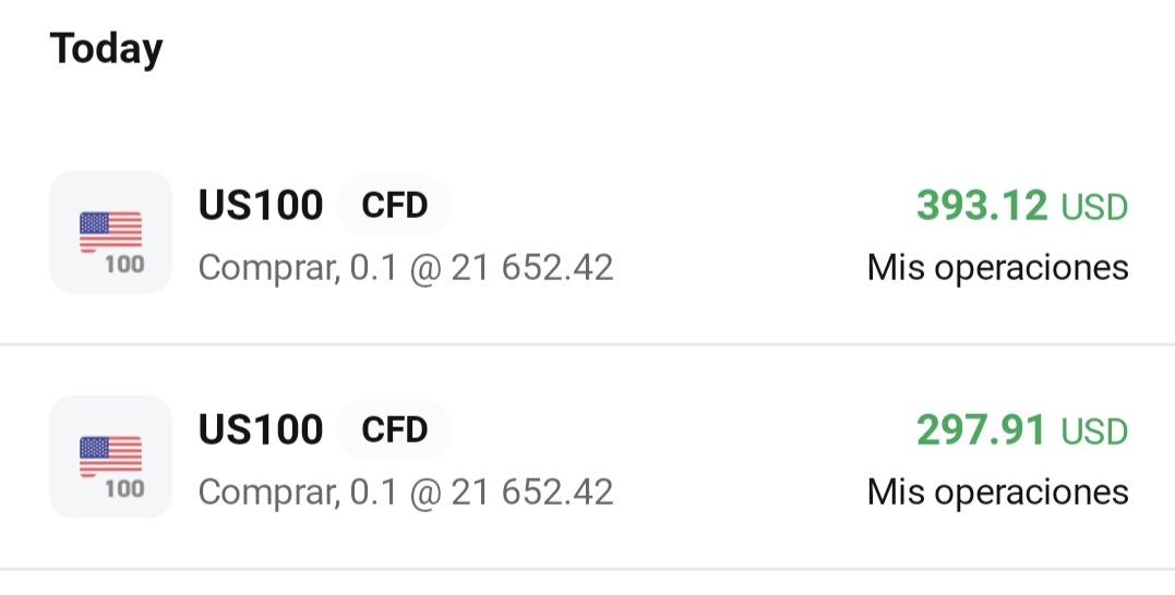 #us100 seguimos sumando con la estrategia aplicada 🤯
