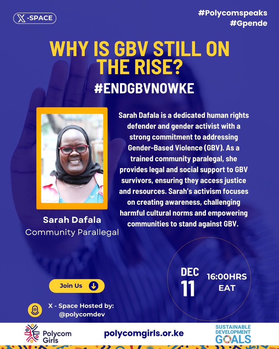 ouma32468's tweet photo. Let's embrace each other's right within our societies to better the tomorrow
@polycomdev
@UNFPAKen
@amplifyfund
#EndGBVNowKe
#Polycomspeaks https://t.co/4rURYoYI2d